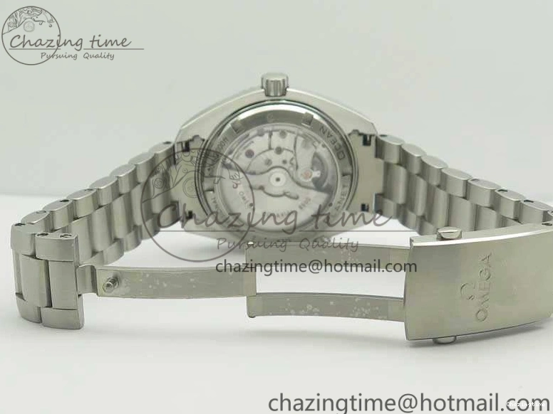 0321 Sleek Planet Ocean Professional Ceramic Bezel 42mm 1:1 MK Best Edition Silver Markers On SS Bracelet A 8085